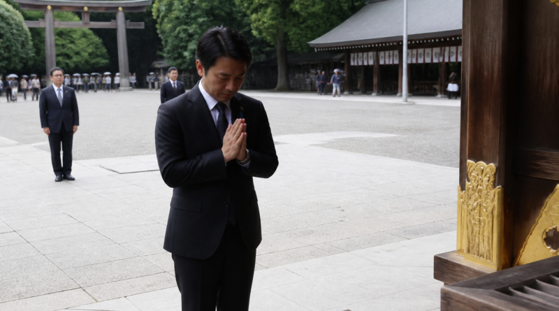 Japan Defense Minister Visits Yasukuni Shrine on WWII Surrender Anniversary, Reigniting Regional Tensions