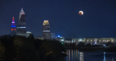 Cleveland Residents Treated to Striking Partial Lunar Eclipse on Friday Night