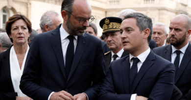 Edouard Philippe Wins Backing of French Minister Gérald Darmanin Ahead of Presidential Election