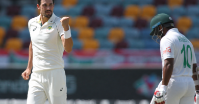 Mitchell Starc’s 5-Wicket Blitz in First Session Leaves Bangladesh Reeling in Mackay Test
